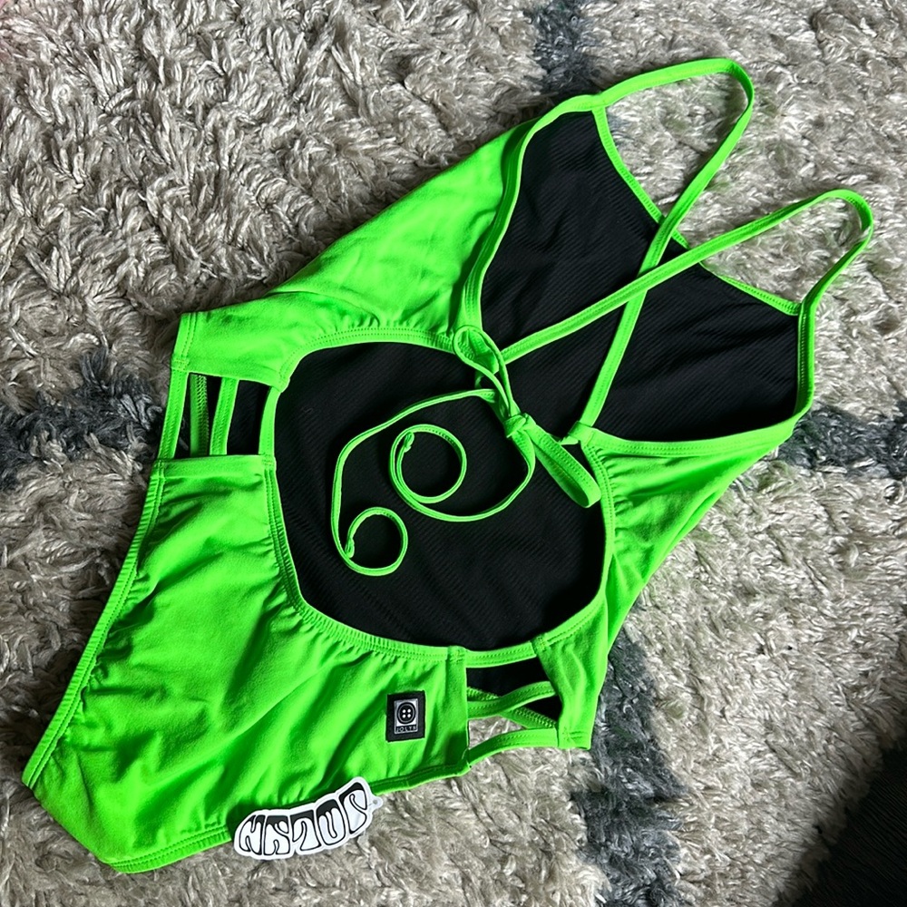 Jolyn Lime Green Onesie 🍋‍🟩